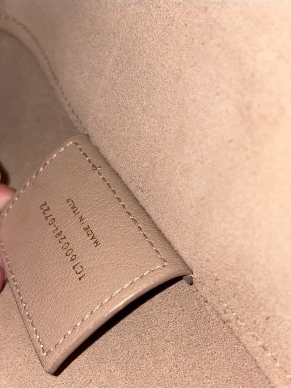 Saint Laurent YSL Shopping Leather Tote beige medium - Picture 6 of 13